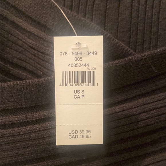 Reversible Aerie Off-the-Shoulder Sweater- Dark Gray - Picture 6 of 7